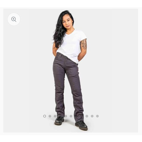 Dovetail Britt Utility canvas pants women’s sz 8 gray - Picture 1 of 11